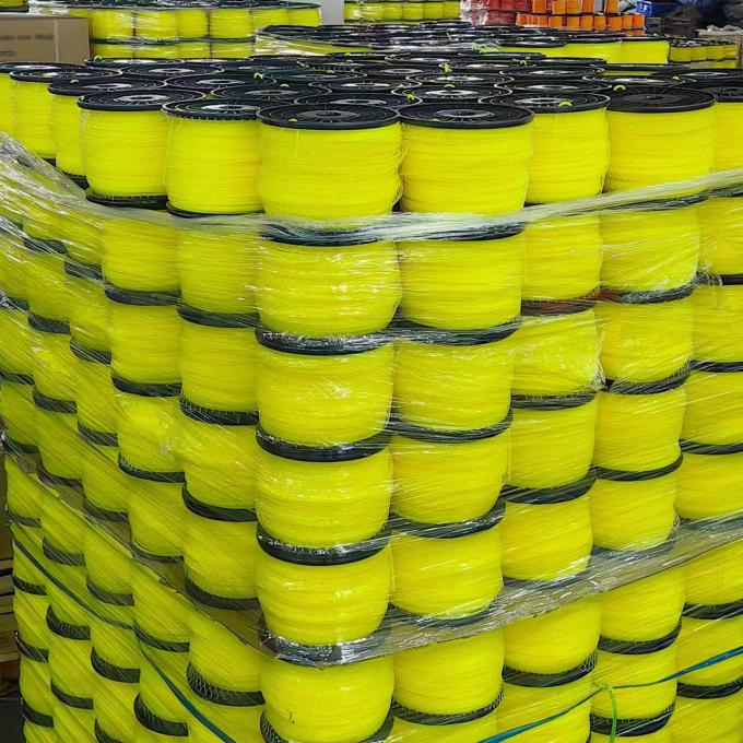 خط برش رشته ای فوق العاده پیچ خورده برای برش علف های هرز نایلونی برای برش برس 0.095 اینچ 4