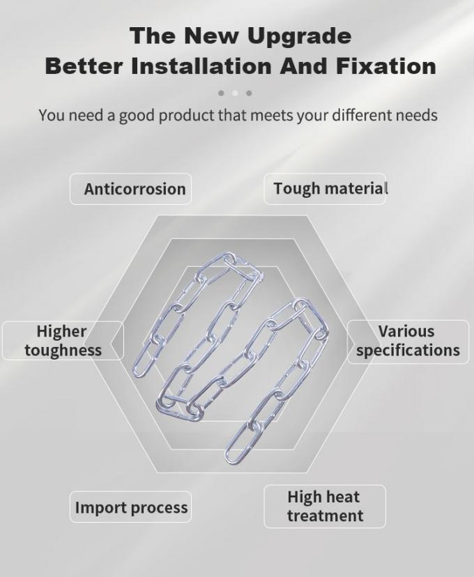 7mm گرم فروش تجهیزات ورزشی زنجیر آهن گالوانیزه زنجیر 2