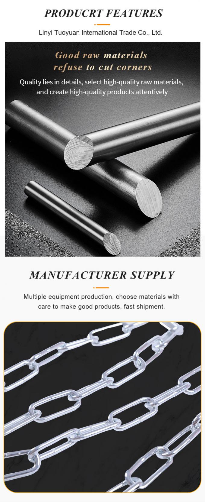 7mm گرم فروش تجهیزات ورزشی زنجیر آهن گالوانیزه زنجیر 3