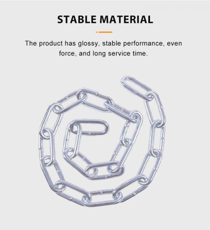 7mm گرم فروش تجهیزات ورزشی زنجیر آهن گالوانیزه زنجیر 6