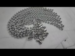 Plain Finish Stainless Steel Ball Chain Bead Belt Chain for Jewelry Making Supplies