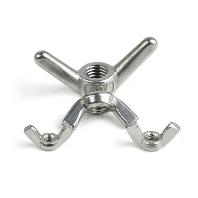 قیمت خوب DIN Standard ZINC PLATED SS304 SS316 Construction Butterfly Nuts Stainless Steel Formwork Wing Nuts آنلاین