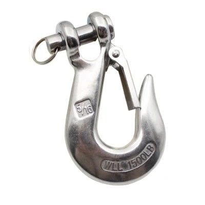 قیمت خوب قلاب جرثقیل فولادی آهنگری تصفیه آب OEM سخت افزار دریایی برای سخت افزار قایق دکل بندی آنلاین