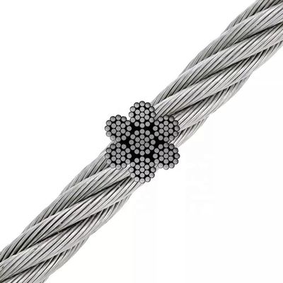 قیمت خوب 8*19S FC Galvanized Steel Wire Cable for Carbon Steel Rope Efficiency آنلاین