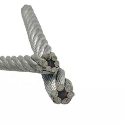 قیمت خوب Galvanized Finish 8*19s High Carbon Sisal Core Steel Wire Rope for Elevator Design آنلاین
