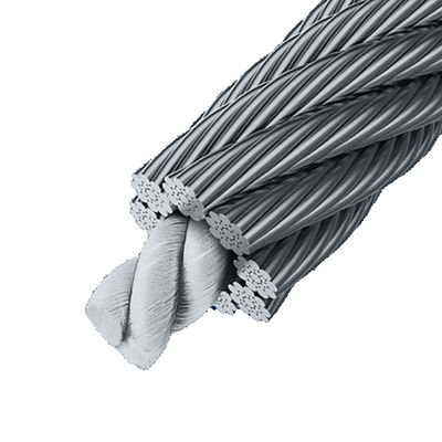 قیمت خوب طناب فولادی ضد زنگ گالوانیزه 6x19S IWR برای تحمل حفاری بالابر ±1% آنلاین