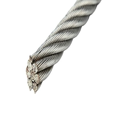 قیمت خوب طناب فولادی ضد زنگ 7X19 16mm 304 با روکش پولیش شده برای مصالح ساختمانی 3.1-1090 کیلوگرم/100 آنلاین