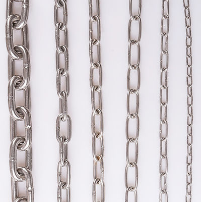 قیمت خوب SS304 SS316 SS316L از فولاد ضد زنگ پولیش شده DIN766 زنجیره پیوند کوتاه برای کانویر آنلاین