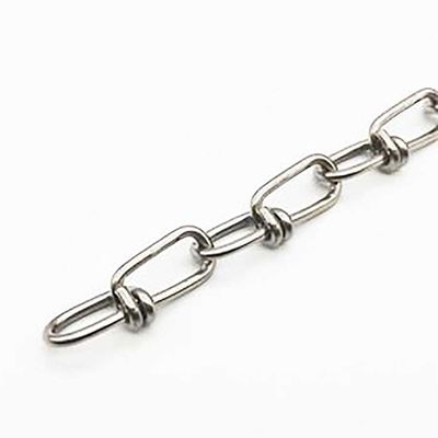 قیمت خوب 304 Polishing Finish Double Loop Chain for Outlet Stainless Steel Construction آنلاین