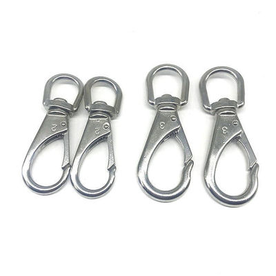قیمت خوب صنعت سنگین سیاه پایان فولاد ضد زنگ AISI304 شیک چشم چرخدار Hooks بهار Hooks Snap Hook آنلاین