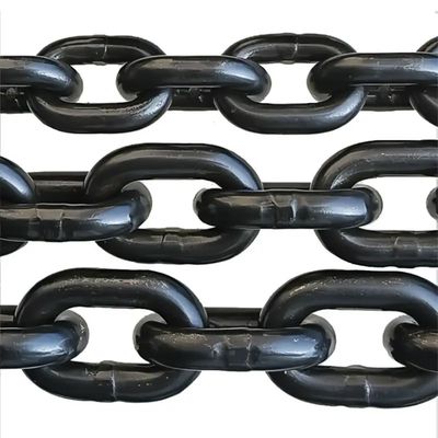 قیمت خوب Black Finish Standard High Test Steel Round Conveyor Link Chain for High Durability آنلاین