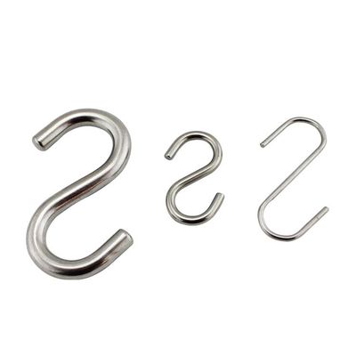 قیمت خوب آویز فلزی S از جنس استیل ضد زنگ 316 قلاب S برای آویزان کردن وسایل به طور کارآمد آنلاین