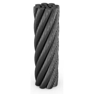 قیمت خوب طناب فولادی فشرده شده استاندارد BS 8xK26WS IWRC برای جرثقیل آنلاین