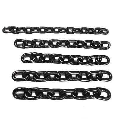 قیمت خوب G80 8mm زنجیری آهنین برای بلند کردن زنجیری بلند کننده سیاه بار آزمایش 48kN محدودیت بار کاری 2t آنلاین