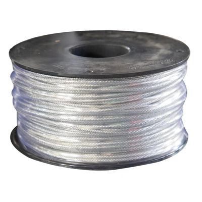 قیمت خوب طناب فولادی ضد زنگ 304 با روکش PVC قوی برای بند رخت و کشش آنلاین