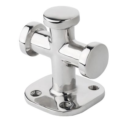 قیمت خوب بولارد متقاطع از جنس استیل ضد زنگ AISI316 با پرداخت آینه ای، سخت افزار دریایی، گیره دکل برای قایق ها آنلاین