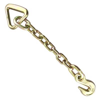 قیمت خوب 20Mn2 G70 زنجیره حمل و نقل با قلاب گرفتن چشم و حلقه دلتا در سیاه آنلاین