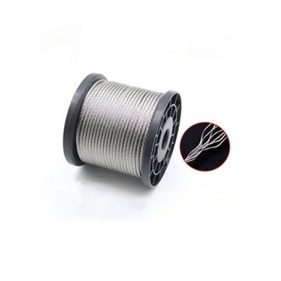 قیمت خوب 1x12 7x7 7x19 4mm 5mm 6mm 8mm 10mm A2 A4 304 316 سیم فولاد ضد زنگ هواپیما آنلاین
