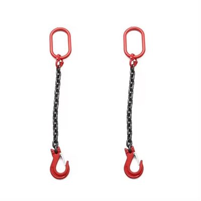 قیمت خوب درجه 80 قابل تنظیم G80 6mm زنجیر تک پا برای بلند کردن قطر 8mm آنلاین