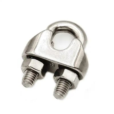قیمت خوب اتصالات سخت افزاری گیره طناب سیم فولادی ضد زنگ صیقلی برای عملکرد برتر آنلاین