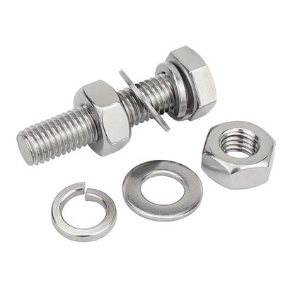 قیمت خوب مجموعه پیچ و مغز سر هکس به طور کامل برای 316 M6 70 میلی متری آلومینیوم فانکشن درجه 8.8 آنلاین