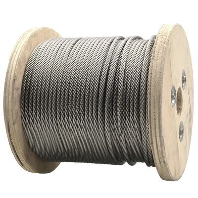 قیمت خوب 6x31WS FC 25mm سیم فولادی گالوانیزه برای حفاری و عملکرد طولانی مدت آنلاین
