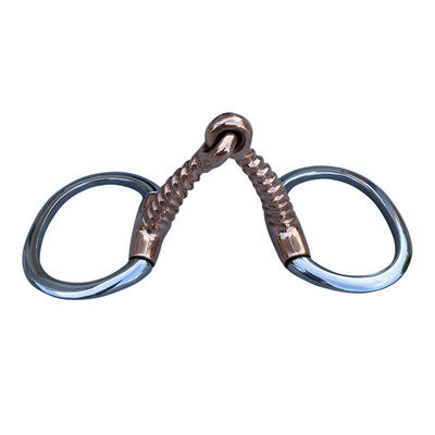قیمت خوب دهنه اسب سواری از جنس استیل ضد زنگ با پرداخت پولیشی و طراحی دهنه حلقه ای آزاد آنلاین