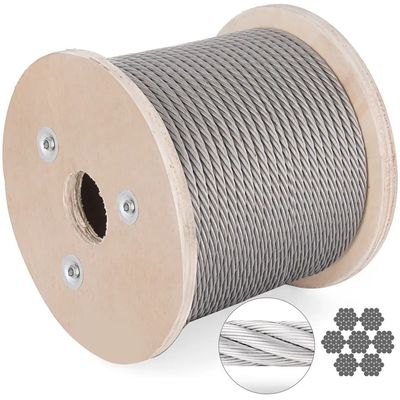 قیمت خوب فولاد سرد AISI 304 316 گالوانیزه 8x19S FC Dia سیم 27mm برای آسانسور آنلاین