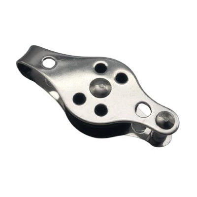 قیمت خوب بلوک دکل فولادی ضد زنگ با کاربرد گسترده SS316 نوع چشم چرخشی قرقره دو شیار آنلاین