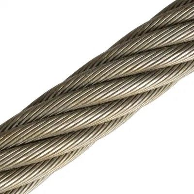 قیمت خوب طناب فولادی 8x19W FC/IWRC با قطر 1/16 اینچ، 3/32 اینچ، 1/8 اینچ، 5/32 اینچ، 3/16 اینچ، 1/4 اینچ، 5/16 اینچ برای بالابری آنلاین