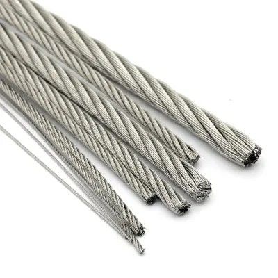 قیمت خوب 6X19S FC/IWRC سیم فولادی برای سنگ زغال سنگ Crance استاندارد AiSi و نوع فولاد ضد زنگ 316 آنلاین