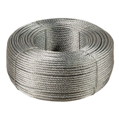 قیمت خوب سیم بکسل فولادی ضد زنگ غیر آلیاژی برای متالورژی/بسته بندی/بالابری 8X19s Iwrc گالوانیزه آنلاین