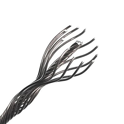 قیمت خوب 6X15 7FC طناب فولادی گالوانیزه با مغزی فیبر با مقاومت کششی بالا برای بسته‌بندی فولاد سرد آنلاین