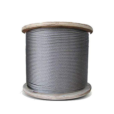قیمت خوب Steel Grade AISI 316 304 7x7 7x19 Stainless Steel Wire Rope for Balustrade Installation آنلاین