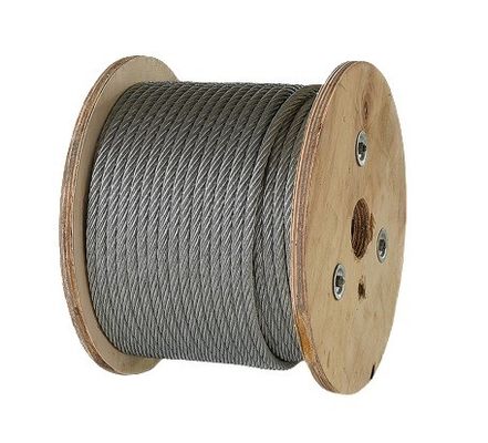 قیمت خوب 1 اینچ 7/8 اینچ سیم بکسل فولادی ضد زنگ 6x26 iwrc/6*26 فشرده شده گالوانیزه آنلاین