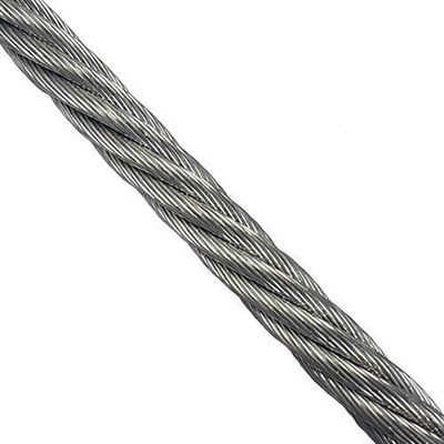 قیمت خوب طناب فولادی سیم 6X36WS FC غیر آلیاژی 1/16 اینچ 3/32 اینچ 1/8 اینچ 5/32 اینچ برای بالابری گالوانیزه آنلاین