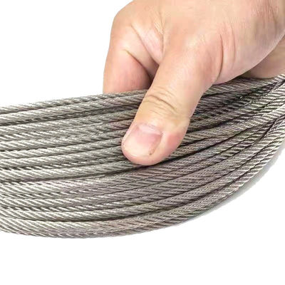 قیمت خوب Steel Core Galvanized Wire Rope 1*7 7*7 1*19 7*19 6*12 6*19 6*37 FC IWRC for Elevator آنلاین