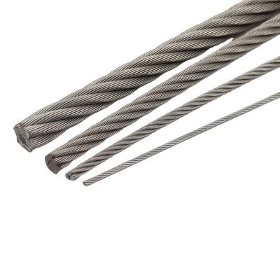 قیمت خوب AiSi Standard Steel Core 6x7 FC 6x19 FC Stainless Steel Wire Rope for Durable Lifting آنلاین
