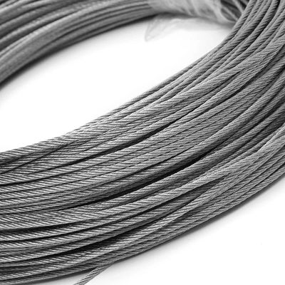 قیمت خوب 6.3mm 6X19 S Seale 1770 MPa Galvanized Elevator Governor Cable Steel Wire Rope آنلاین