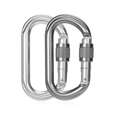 قیمت خوب کارابین آلومینیومی قفل‌شونده 25KN، گیره اتصال، لوازم جانبی ضروری برای صنایع سنگین آنلاین
