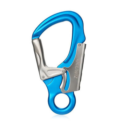 قیمت خوب 35KN آلومینیوم کارابینر کلپ هک ایمنی برای سنگین وظیفه کوه نوردی چرخ دار آنلاین