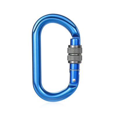 قیمت خوب کاربردهای صنعتی 25kN گرد آلومینیوم قفل کردن کارابینر کلیپ با Snap Hook آنلاین