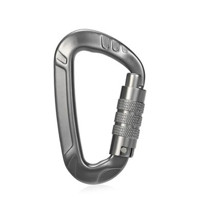 قیمت خوب 12KN آلومینیوم کمپینگ کارابینر Snap Hook برای صعود OEM پذیرفته شده آنلاین