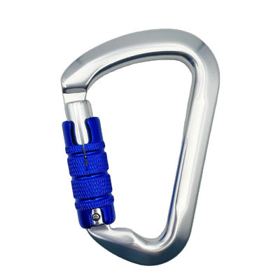 قیمت خوب 30KN لوگو سفارشی و رنگ شکل D صعود Snap Hook با مکانیسم قفل سه گانه آنلاین