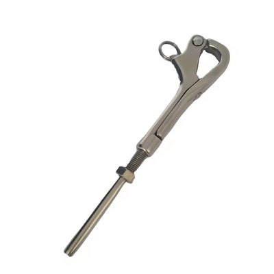 قیمت خوب قلاب پلیکان از فولاد ضد زنگ درجه 316 دریایی با رشته M8 آنلاین
