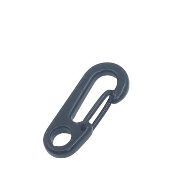 قیمت خوب مینی کارابینر سیاه حلقه کلید کلیپ قلاب ضربه محکم و ناگهانی سخت افزار EDC آنلاین