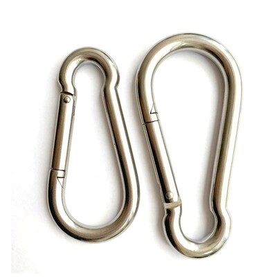 قیمت خوب تکنولوژی درمان الکترولیتیک فولاد ضد زنگ DIN5299C کارابینر Snap Spring Hook آنلاین