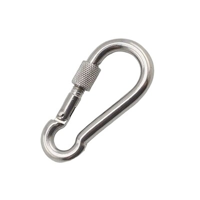 قیمت خوب قلاب فنری اتصال سریع استیل ضد زنگ قابل تنظیم با قفل پیچی برای مصارف صنعتی آنلاین