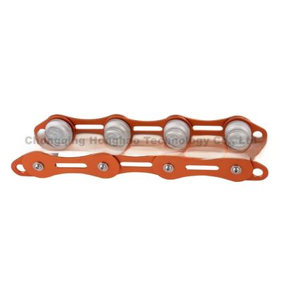 قیمت خوب FourSlot Chain Rope Protector Durable Aluminium Alloy for Outdoor Rescue Climbing Gear آنلاین