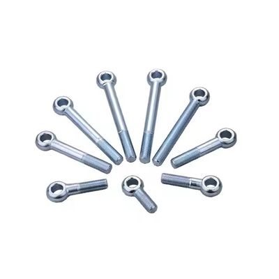 قیمت خوب پیچ چشمی فولاد کربنی با روکش روی DIN444 با اندازه سفارشی و حلقه استیل ضد زنگ آنلاین